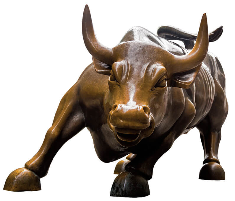 Bull statue
