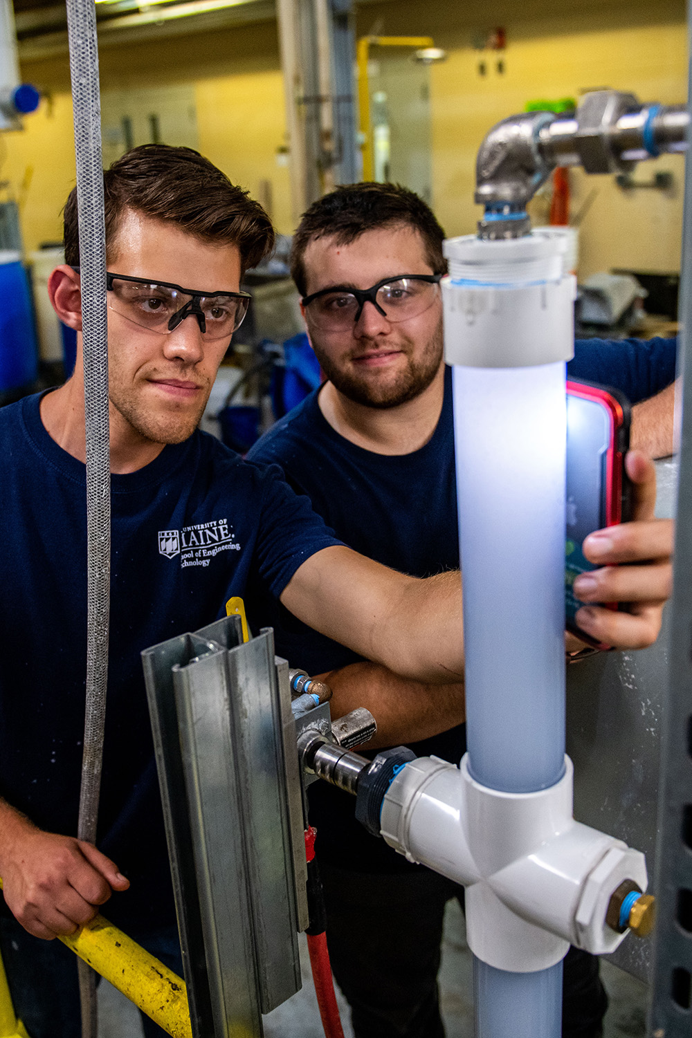 Students in Laboratory on campus