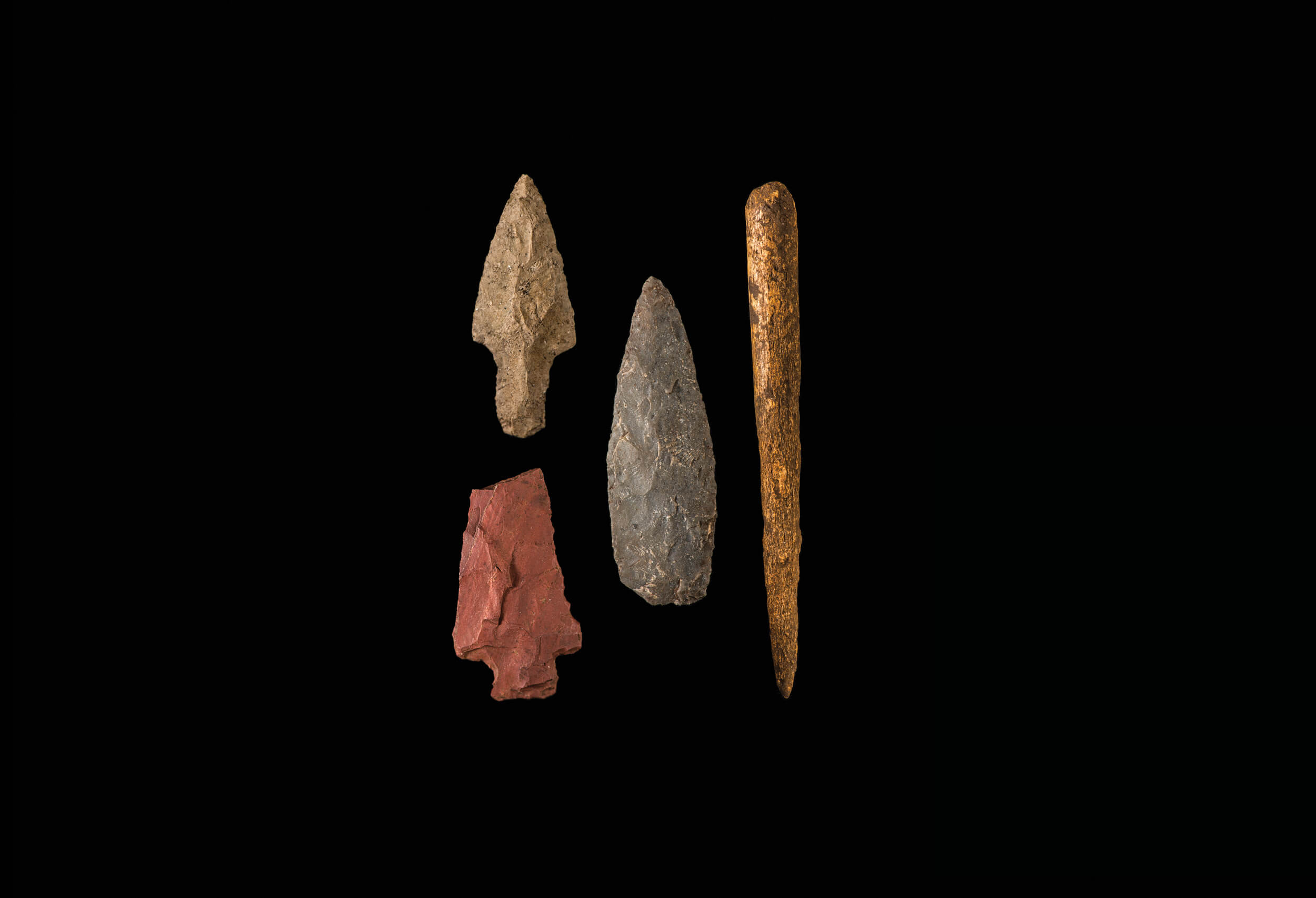 Stone and bone tools