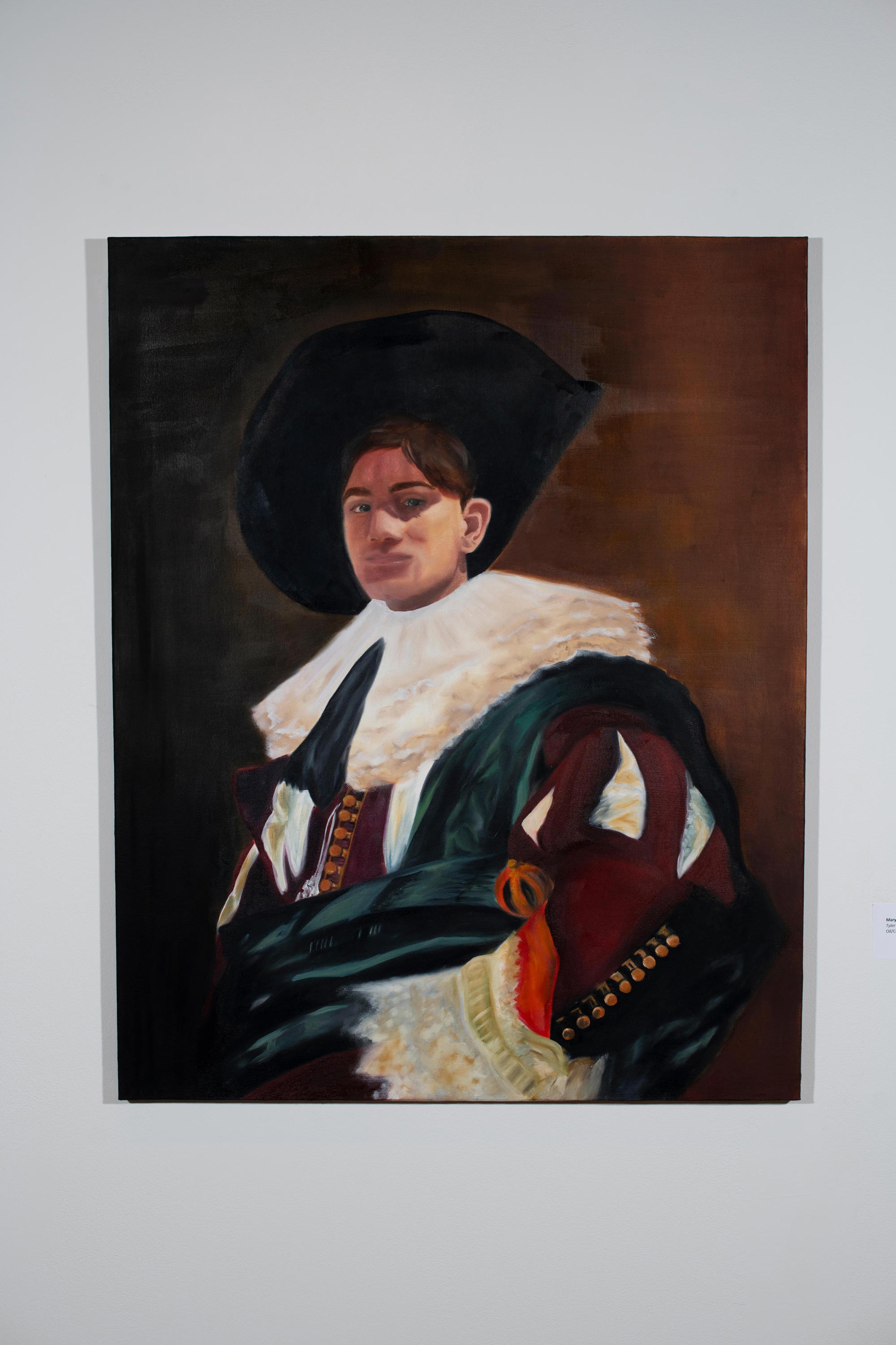 Tyler after Frans Hals by Mary Manley [Oil/Canvas, 2018]