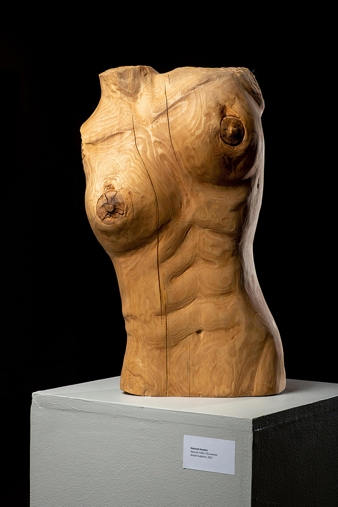 Natural Limbs: The woman by Deborah Heyden [Wood Sculpture, 2017]