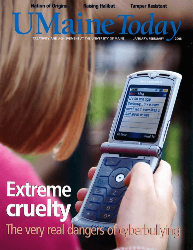 A photo of the cover of the January/February 2008 issue of UMaine Today magazine