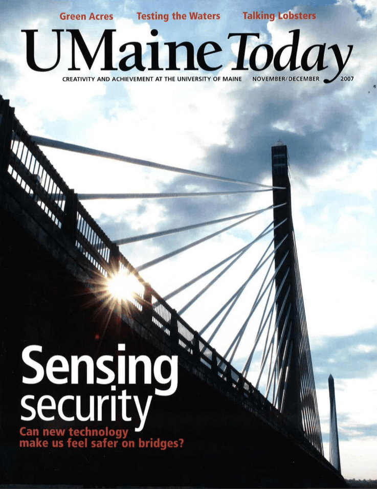 A photo of the cover of the November/December 2007 issue of UMaine Today magazine