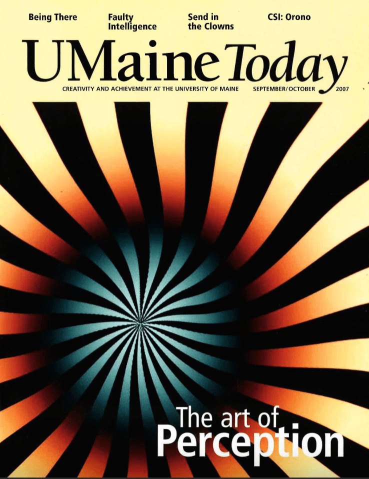 A photo of the cover of the September/October 2007 issue of UMaine Today magazine