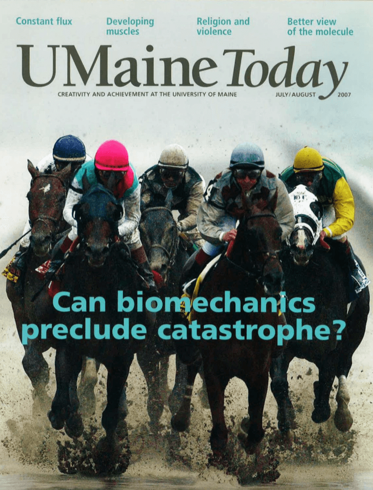 A photo of the cover of the July/August 2007 issue of UMaine Today magazine