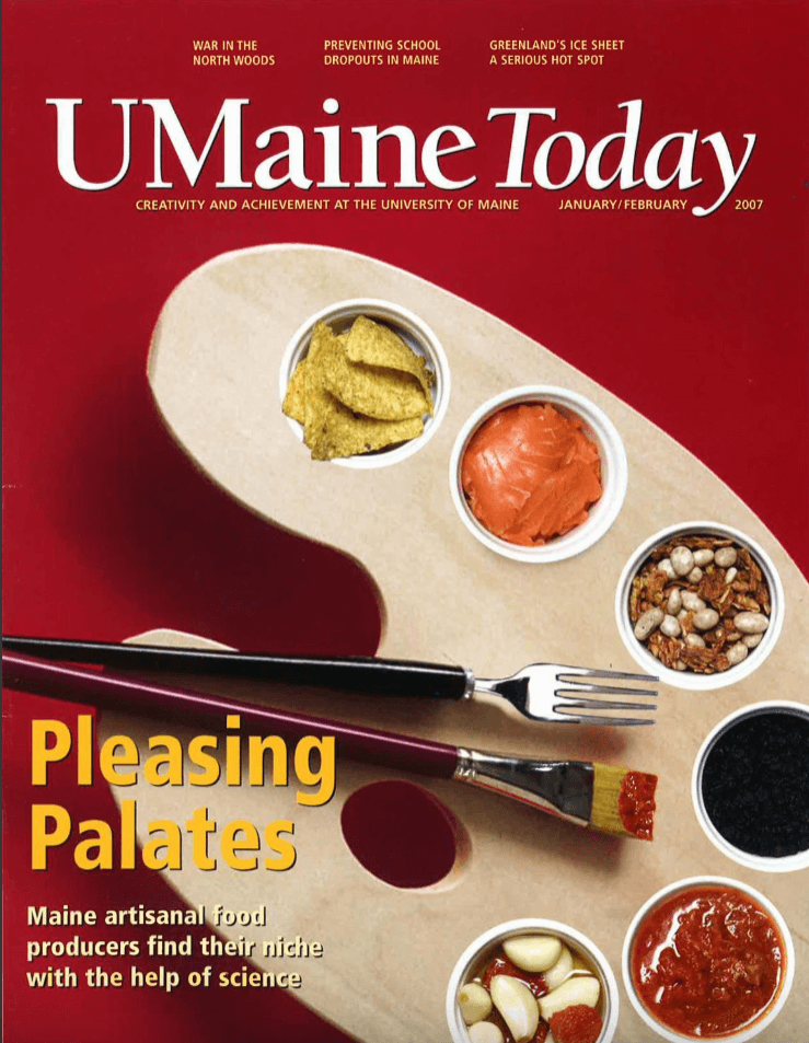A photo of the cover of the January/February 2007 issue of UMaine Today magazine
