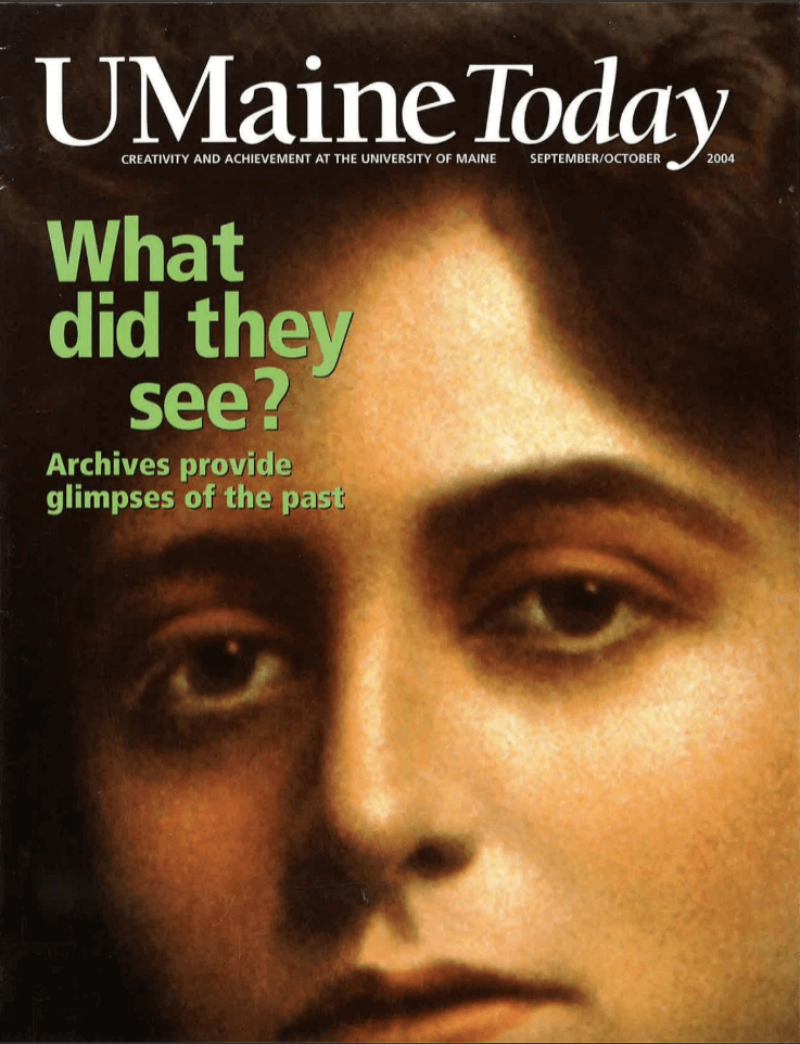 A photo of the cover of the September/October 2004 issue of UMaine Today magazine